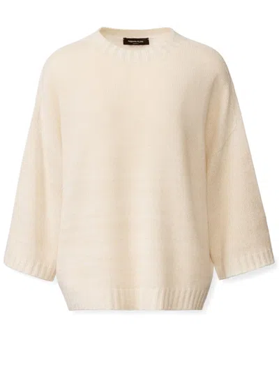 Fabiana Filippi Sequin-embellished Raglan-sleeve Jumper In Neutral