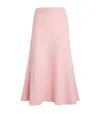 Fabiana Filippi Wool-mohair-blend Midi Skirt In Pink