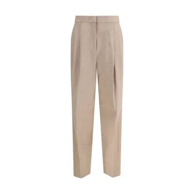 Fabiana Filippi Pleated Front Trousers In Neutral