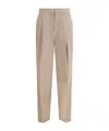 Fabiana Filippi Pleated Front Trousers In Neutral