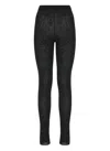 Fabiana Filippi Sequin-embellished Leggings In Black