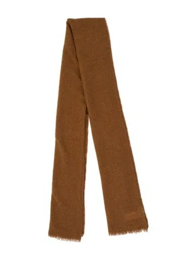 Pre-owned Fabiana Filippi Wool Scarf In Brown