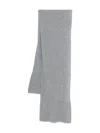 Fabiana Filippi Wool Scarf In Gray