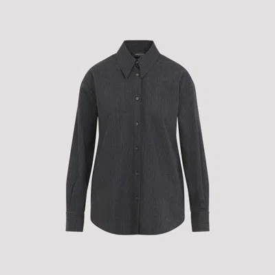 Fabiana Filippi Wool Shirt In Grey