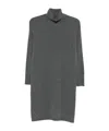 Fabiana Filippi Wool Short Dress In Gray