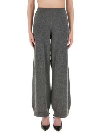 FABIANA FILIPPI WOOL, SILK AND CASHMERE PANTS