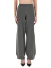Fabiana Filippi Wool, Silk And Cashmere Pants In Gray