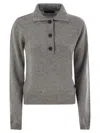 Fabiana Filippi Women's Wool, Silk And Cashmere Polo Collar Sweater