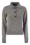 Fabiana Filippi Women's Wool, Silk And Cashmere Polo Collar Sweater