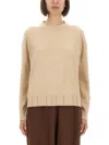Fabiana Filippi Beige Wool Blend Sweatshirts
