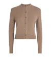 Fabiana Filippi Wool-silk-cashmere Cardigan In Brown