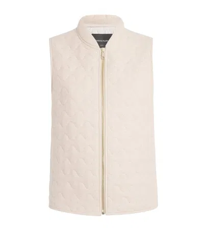 Fabiana Filippi Wool-silk-cashmere Gilet In Pink