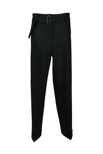 Fabiana Filippi Wool Stretch Trousers - Black