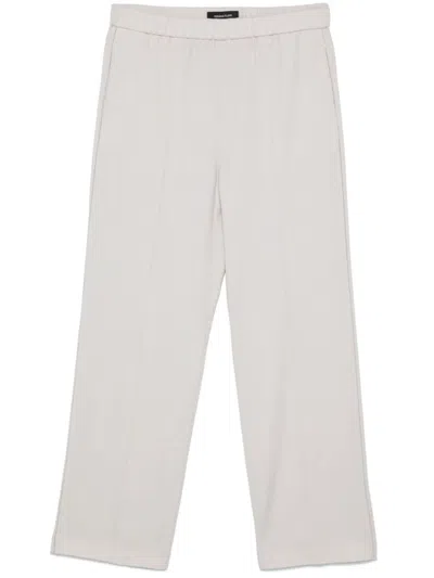 Fabiana Filippi Raised-seam Trousers In Grey