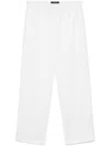 Fabiana Filippi Pressed-crease Trousers In White