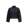 Fabiana Filippi Wool Turtleneck Sweater In Blue