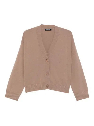 FABIANA FILIPPI FABIANA FILIPPI WOOL V-NECKED CARDIGAN