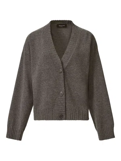 FABIANA FILIPPI FABIANA FILIPPI WOOL V-NECKED CARDIGAN