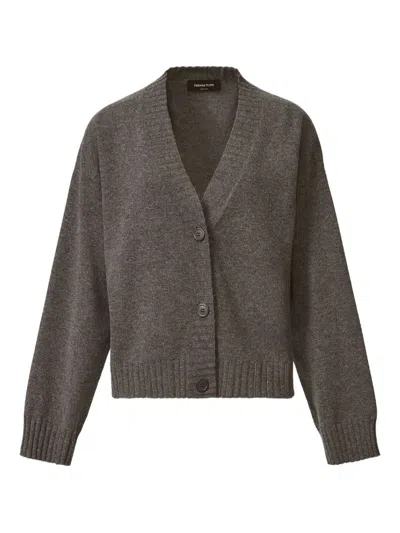 FABIANA FILIPPI WOOL V-NECKED CARDIGAN
