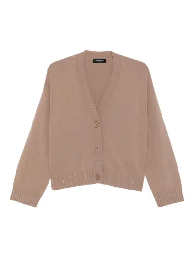 FABIANA FILIPPI FABIANA FILIPPI WOOL V-NECKED CARDIGAN