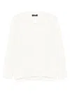 Fabiana Filippi Wool V Necked Sweater In White