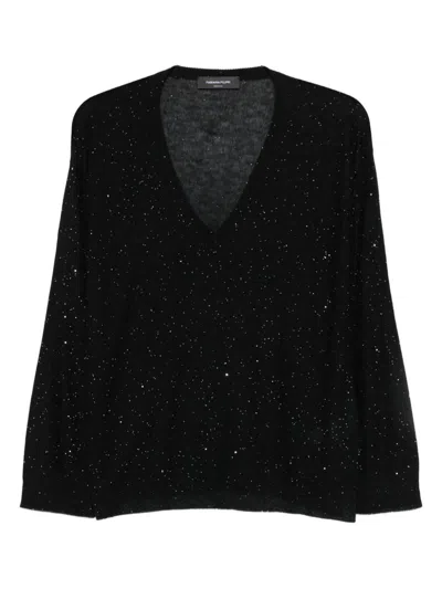 FABIANA FILIPPI FABIANA FILIPPI WOOL V-NECKED SWEATER