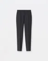 Fabiana Filippi Woolen Fabric Regular Fit Trousers In Charcoal