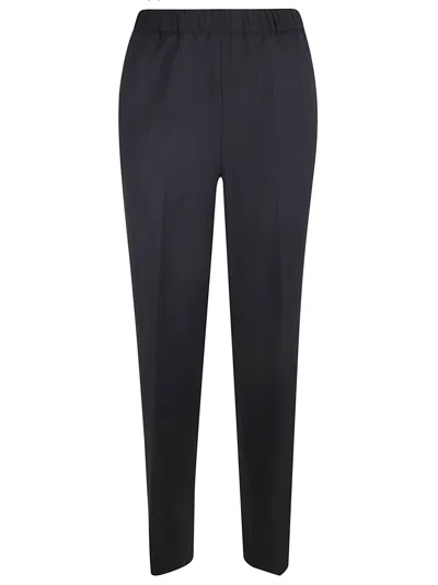 Fabiana Filippi Tailored Trousers With Elastic Waistband In Black