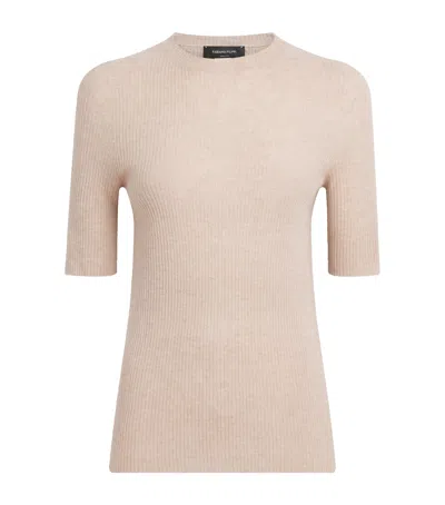 Fabiana Filippi Wool-silk-cashmere Sweater In Pink