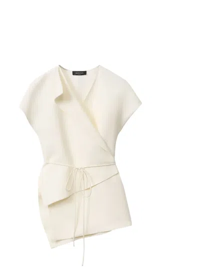 Fabiana Filippi Wrap-style Blouse In White