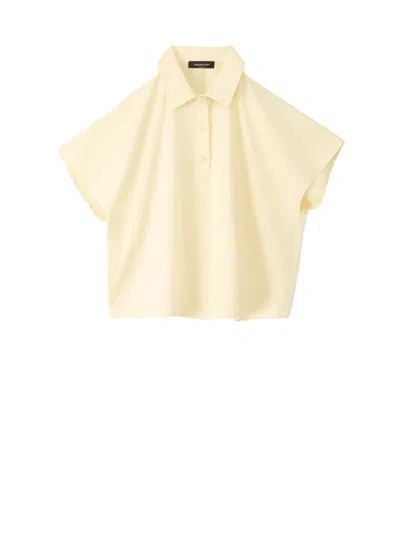 Fabiana Filippi Yellow Jersey Polo Shirt In Multi