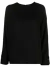 Fabiana Filippi Cufflinks Detail Blouse Shirt And Blouse Black In Black