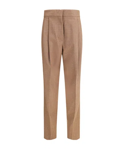 FABIANA FILIPPI PLEATED CHECK TROUSERS