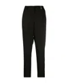 Fabiana Filippi Tailored Trousers With Flattering Fit And Viscose Fabric In Black
