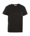 Fabiana Filippi Short-sleeved Crewneck T-shirt In Black
