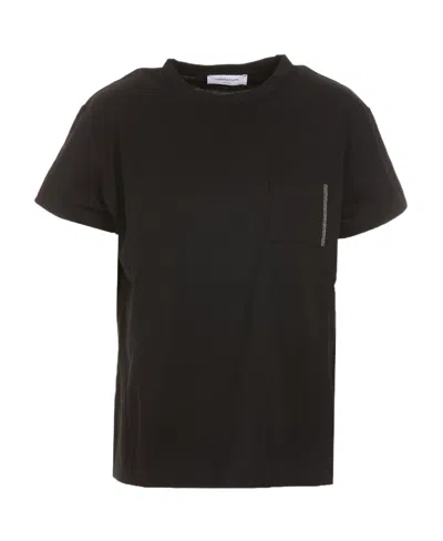 Fabiana Filippi Short-sleeved Crewneck T-shirt In Black