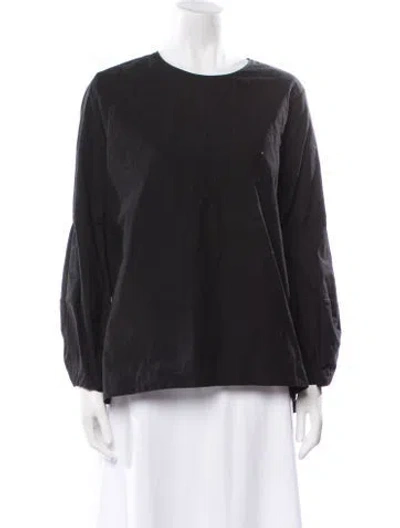 Pre-owned Fabiana Pigna Crew Neck Long Sleeve Sweatshirt In Black