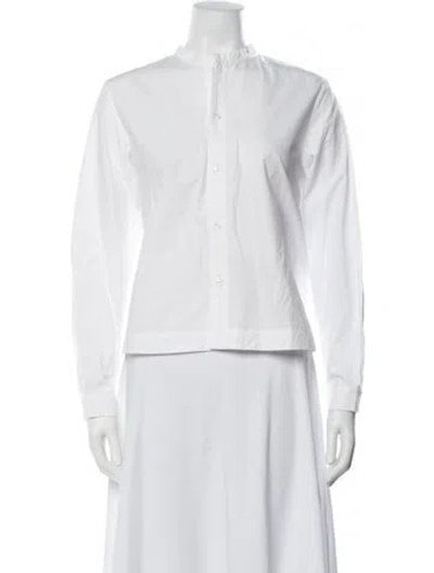 Pre-owned Fabiana Pigna Long Sleeve Top W/ Tags In White