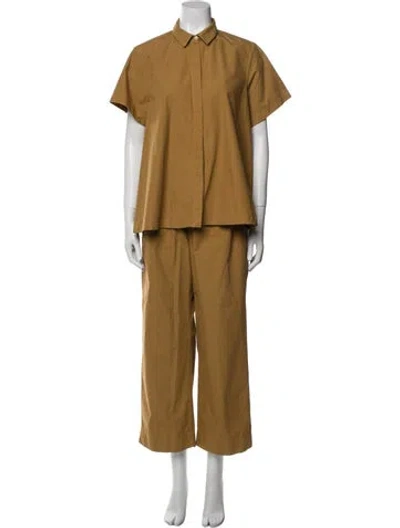 Pre-owned Fabiana Pigna Pant Set In Brown