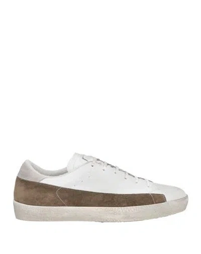 Fabiano Ricci Man Sneakers White Size 6 Leather
