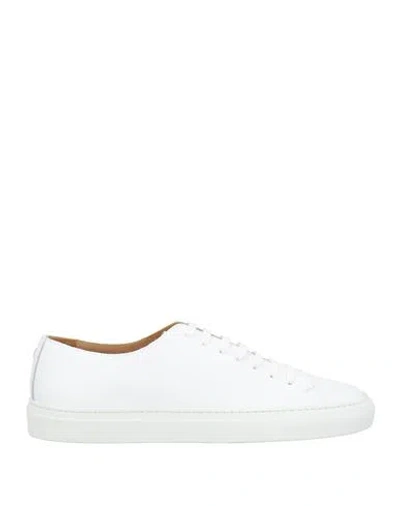 Fabiano Ricci Woman Sneakers White Size 8 Leather