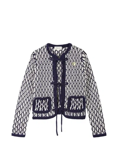Fabienne Chapot Balou Tie-fastening Cardigan In Black