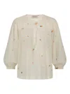 Fabienne Chapot Bindi Embroidered Blouse In Neutrals