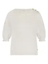 Fabienne Chapot Button-fastening T-shirt In White
