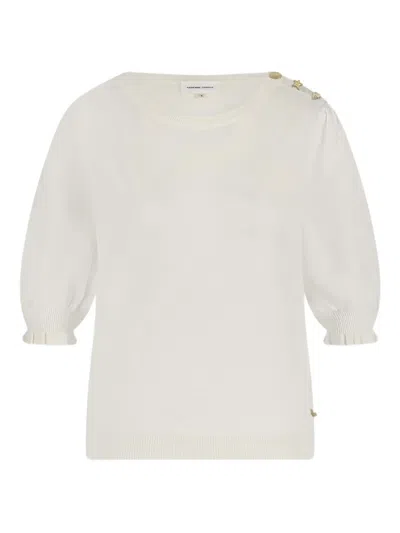 Fabienne Chapot Button-fastening T-shirt In White