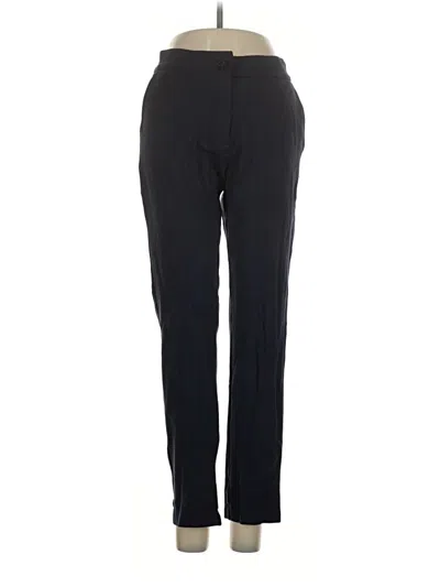 Pre-owned Fabienne Chapot Dress Pants In Black