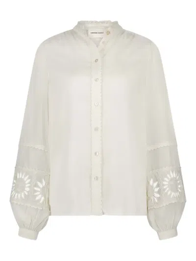 Fabienne Chapot Embroidered-detail Shirt In Neutrals