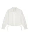 Fabienne Chapot Flore Heart Appliqué Shirt In White