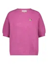 Fabienne Chapot Logo-embroidered Top In Pink