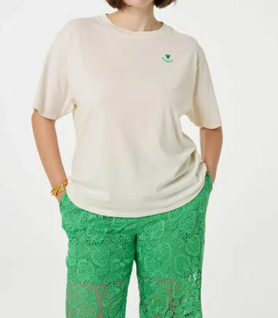 Fabienne Chapot Sketchbook T-shirt In Cream White